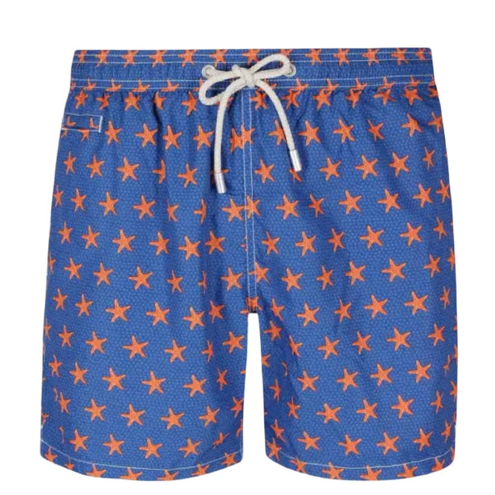 MC2 SAINT BARTH - Costume Blu Stampa Star on Star