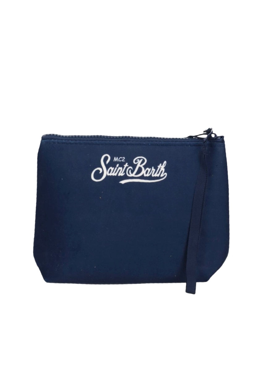 MC2 SAINT BARTH - Pochette Aline Blu Cheaper Than a Girlfriend