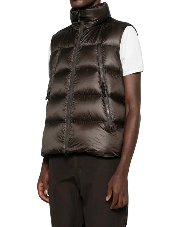 OUTHERE - Gilet Imbottito Gazer Marrone Coffee