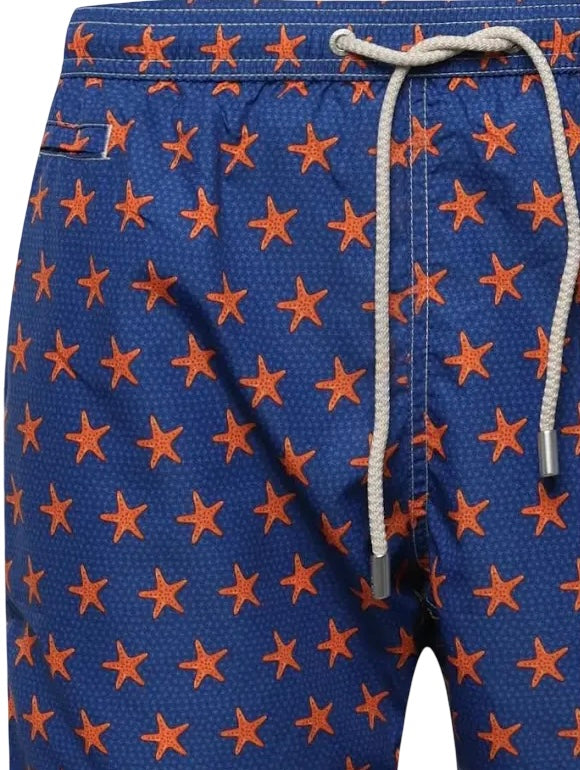 MC2 SAINT BARTH - Costume Blu Stampa Star on Star