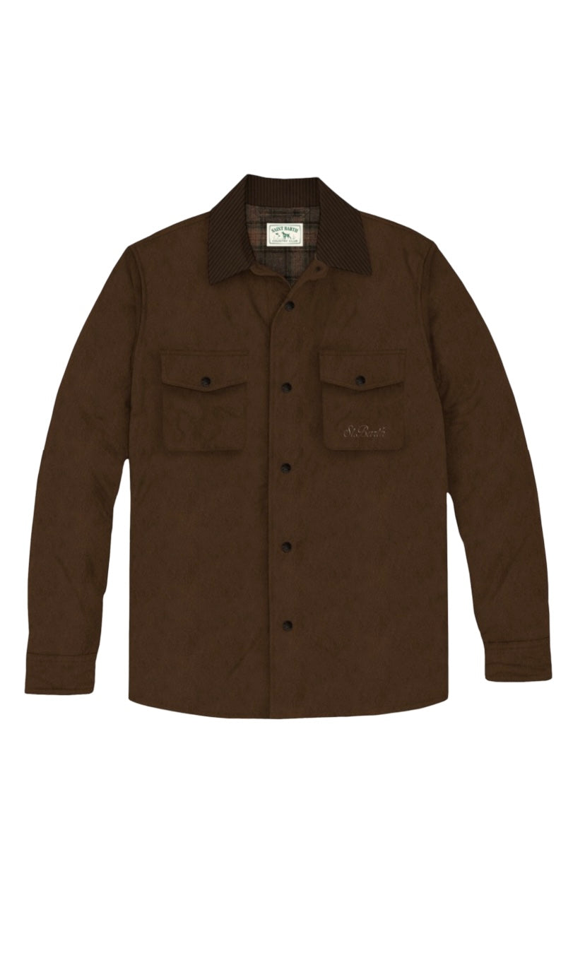 MC2 SAINT BARTH - Giacca Bexley Wax Marrone