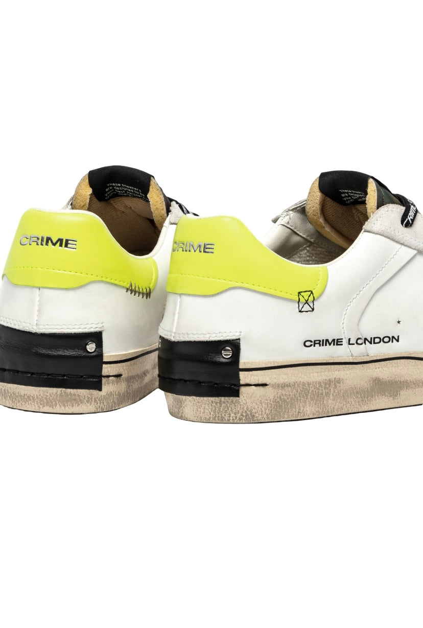 CRIME LONDON - Sneakers Deconstructed Camouflage Giallo
