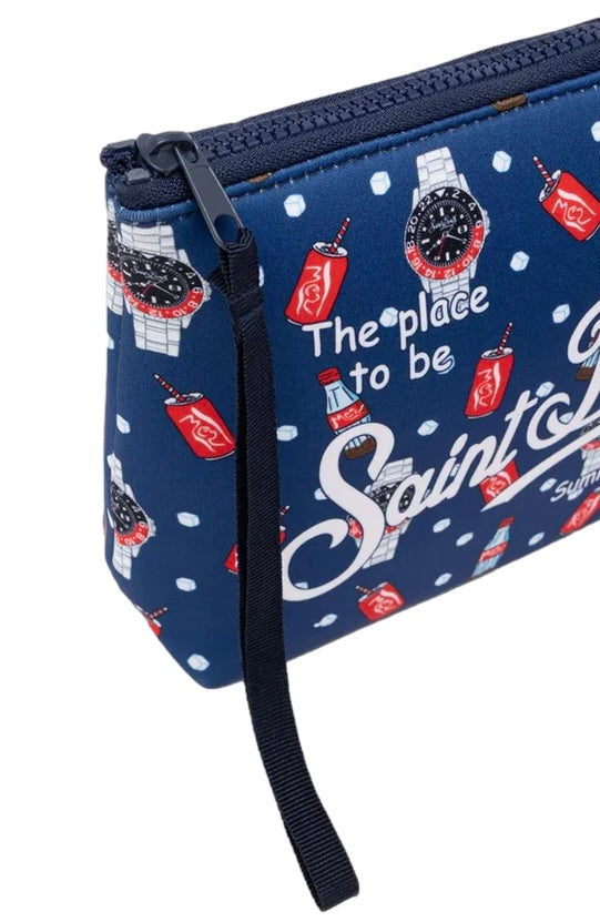 MC2 SAINT BARTH - Pochette Aline Stampa Watch Red Cola