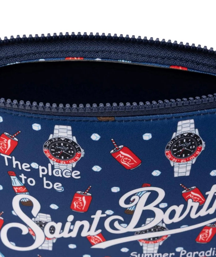 MC2 SAINT BARTH - Pochette Aline Stampa Watch Red Cola