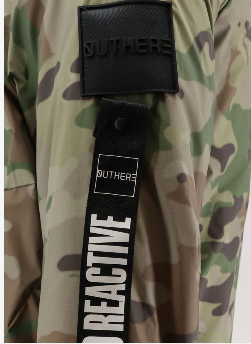 OUTHERE - Piumino Camouflage Aloy Thermo Reactive