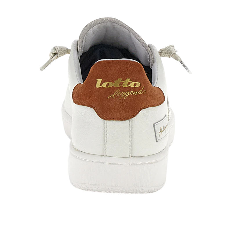 LOTTO - Sneakers Autograph Stripes Bianche e Beige