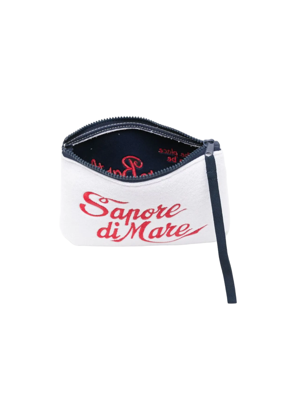 MC2 SAINT BARTH - Pochette Aline in Sponge Bianca Sapore di Mare