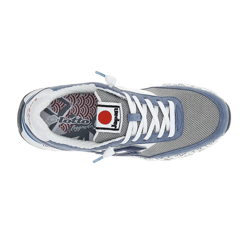 LOTTO - Sneakers Tokyo Ginza PRT Grigio e Azzurro