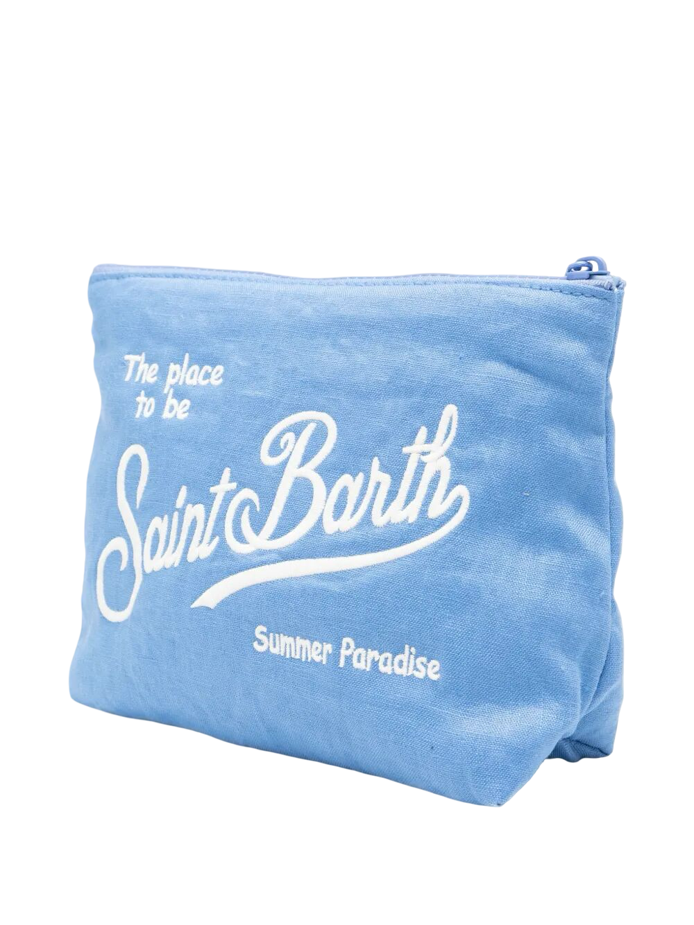MC2 SAINT BARTH - Pochette Azzurra Soft Linen