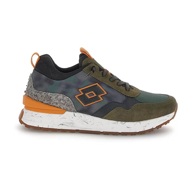 LOTTO - Sneakers Verde Militare e Arancione Tokyo Shibuya Tie Dye