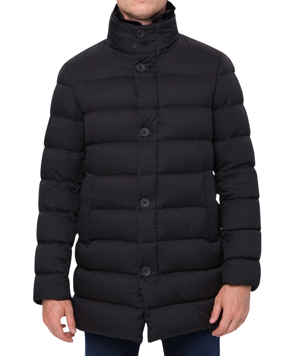 HERNO - Piumino Nero in Arendelle