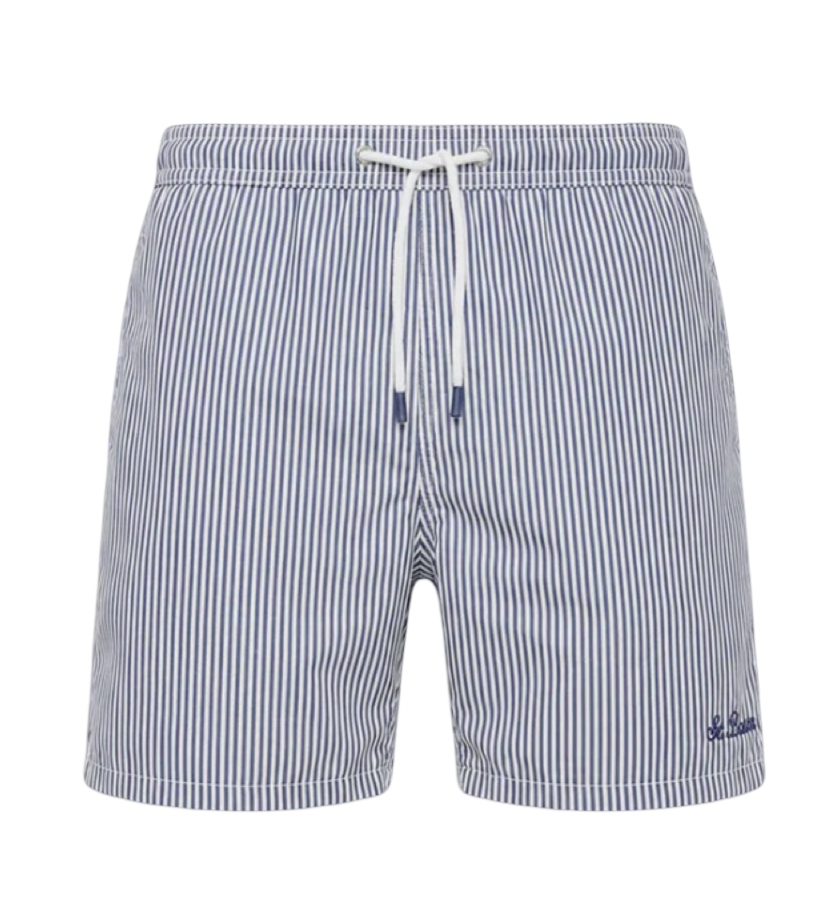 MC2 SAINT BARTH - Costume Patmos Seersucker Stripes Blu