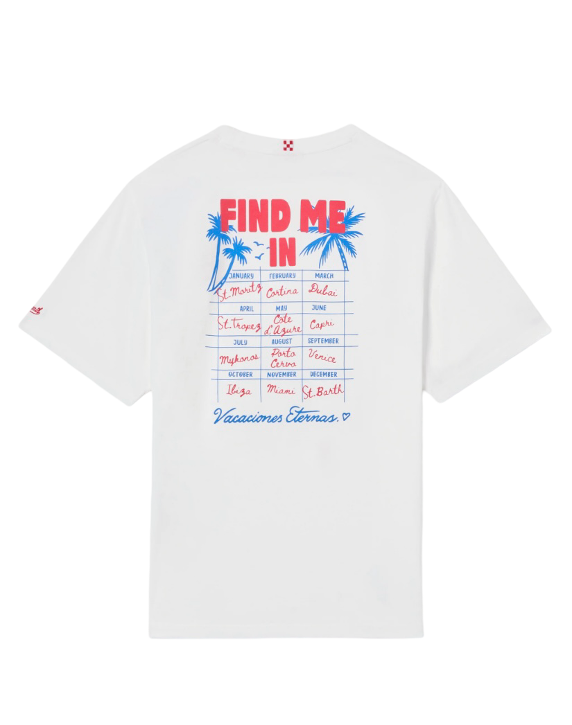 MC2 SAINT BARTH - T-shirt Delmar Bianca Find Vacation