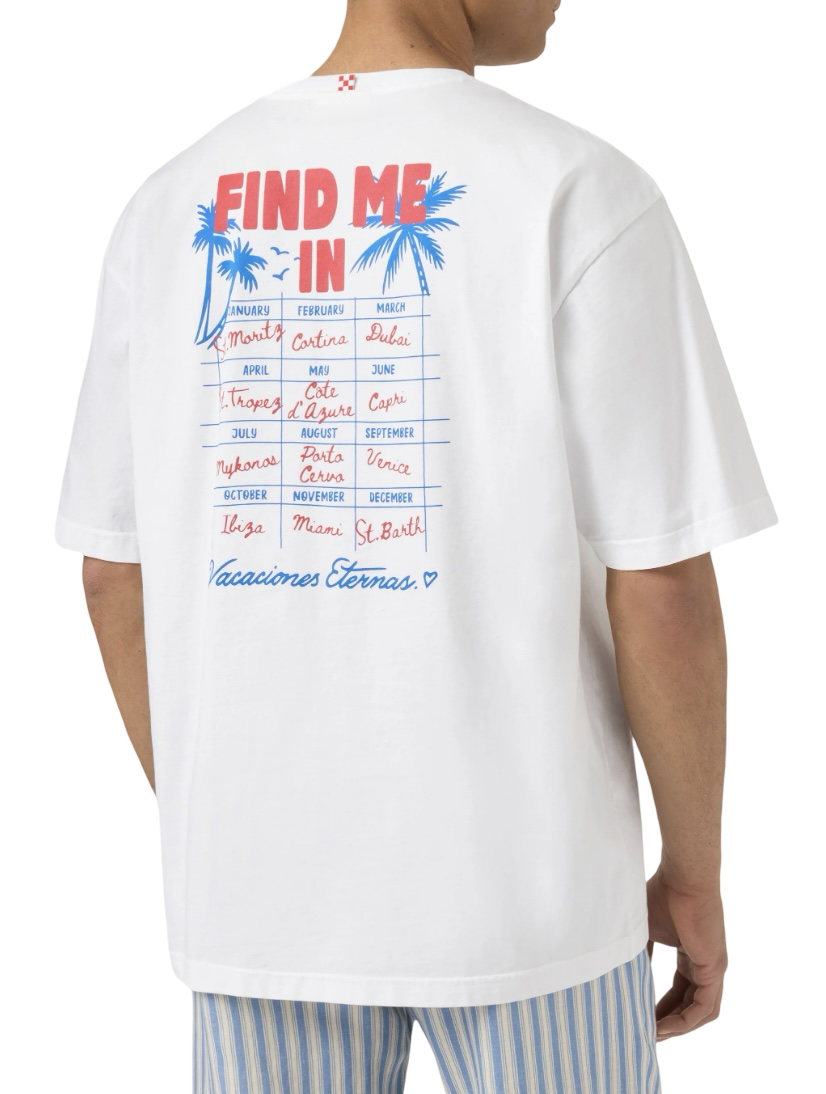 MC2 SAINT BARTH - T-shirt Delmar Bianca Find Vacation