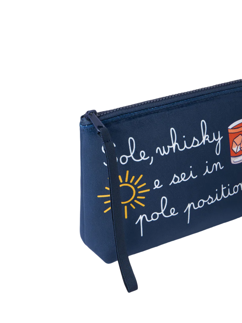 MC2 SAINT BARTH - Pochette in Lana Aline Sole, Whisky e sei in Pole Position
