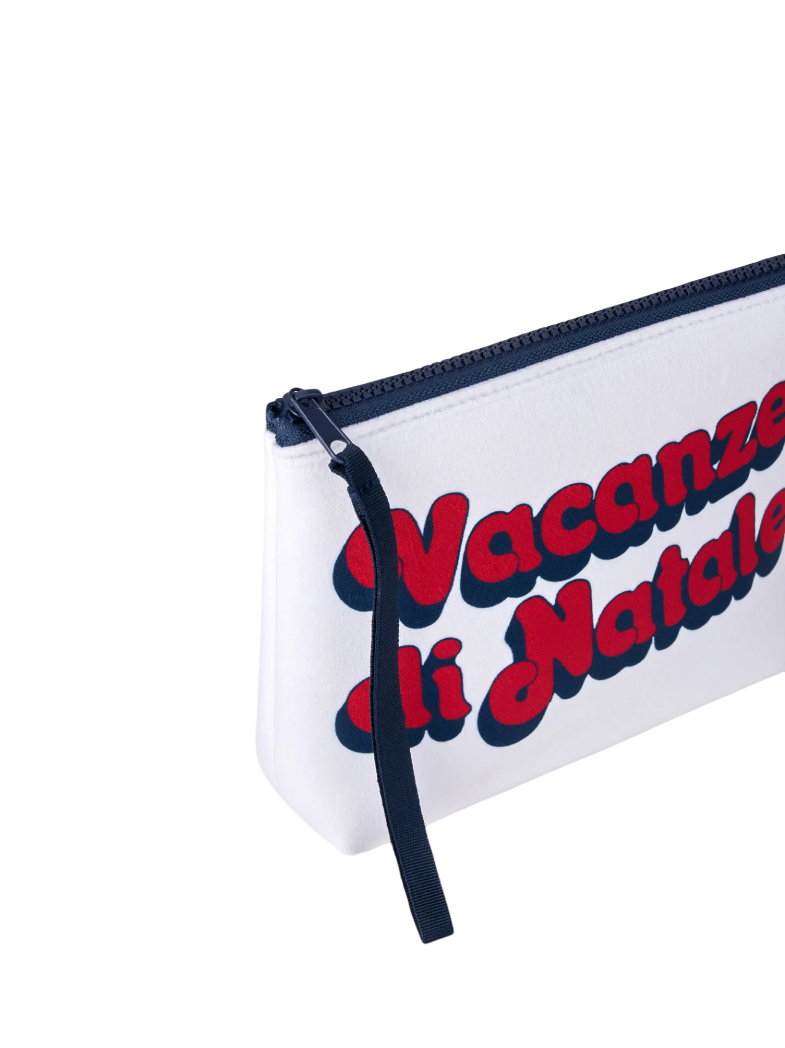 MC2 SAINT BARTH - Pochette in Lana Aline Vacanze Di Natale Logo Bianca