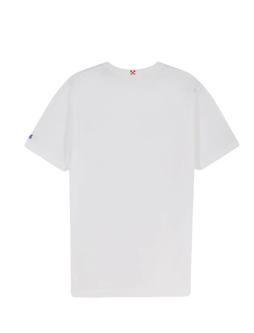 MC2 SAINT BARTH - T-shirt Bianca con ricamo Sto Una Bomba