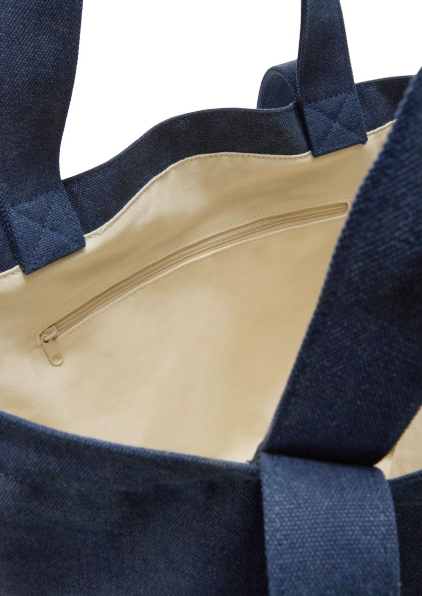 MC2 SAINT BARTH - Borsa Tote Essential Beach in Cotone Blu