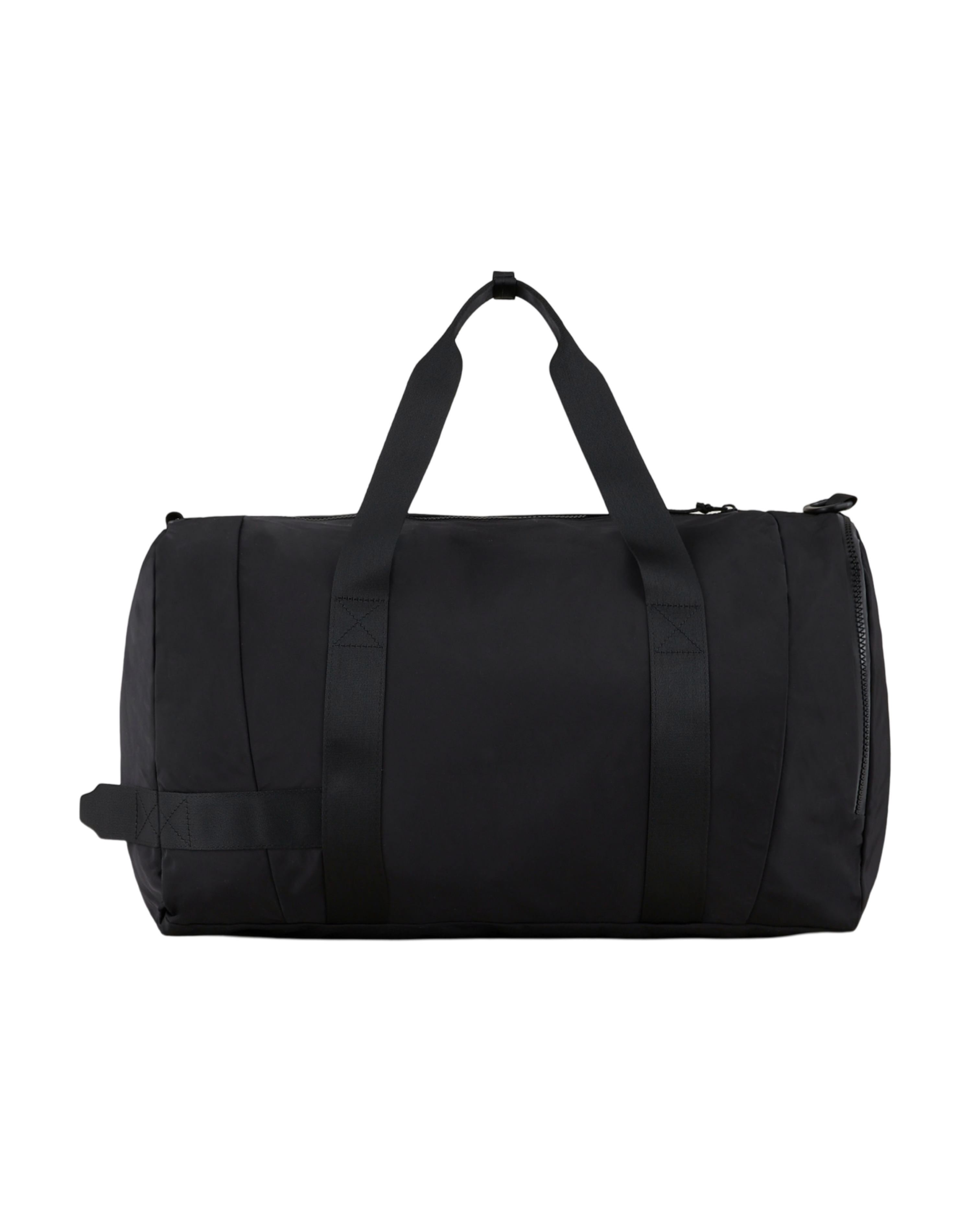 EA7 - Borsone Sportivo Nero con Maxi Logo in Tessuto Tecnico