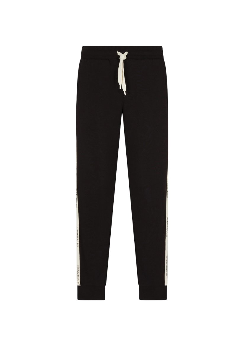 EA7 - Pantaloni Tuta Neri Jogger Logo Series