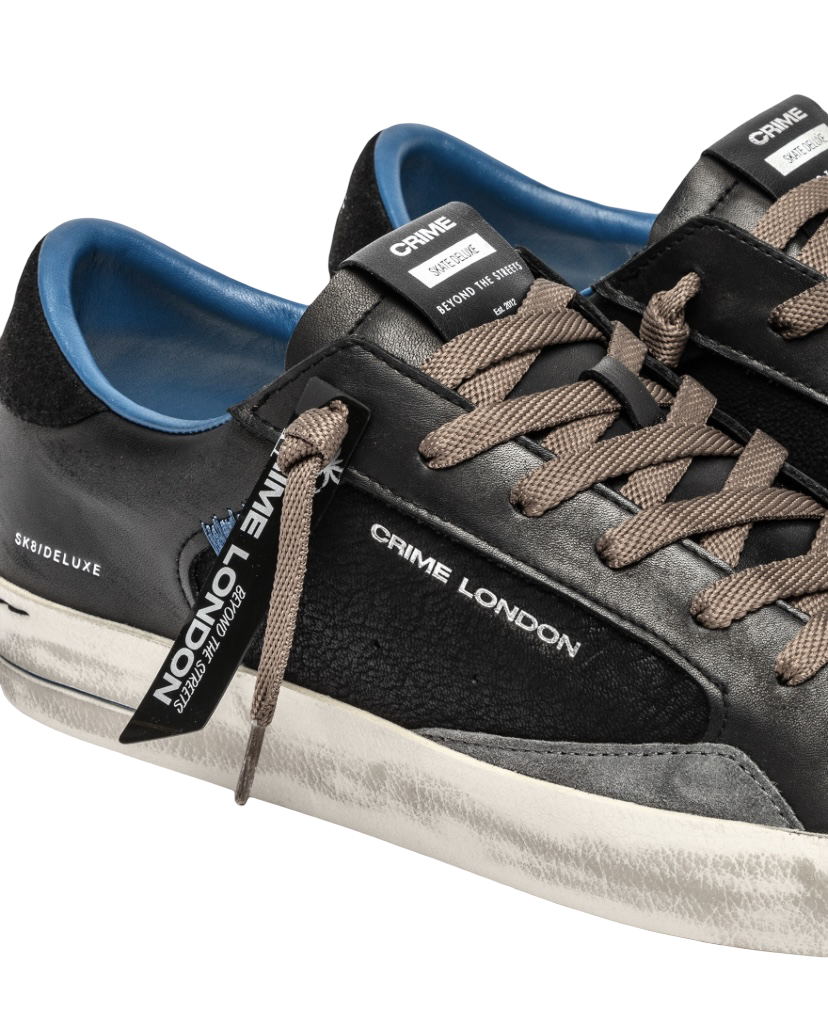 CRIME LONDON - Sneakers SK8 Deluxe Midnight Black