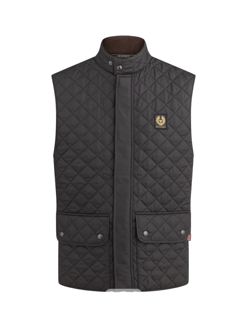 BELSTAFF - Gilet Nero Trapuntato Icon