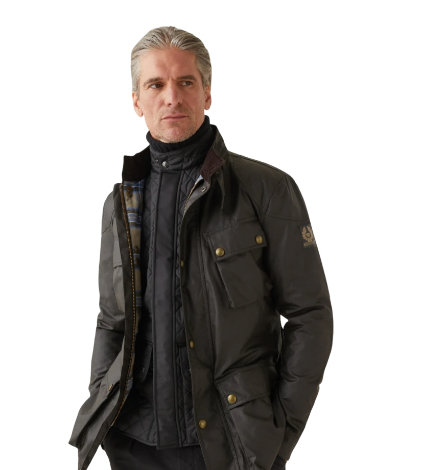 BELSTAFF - Gilet Nero Trapuntato Icon