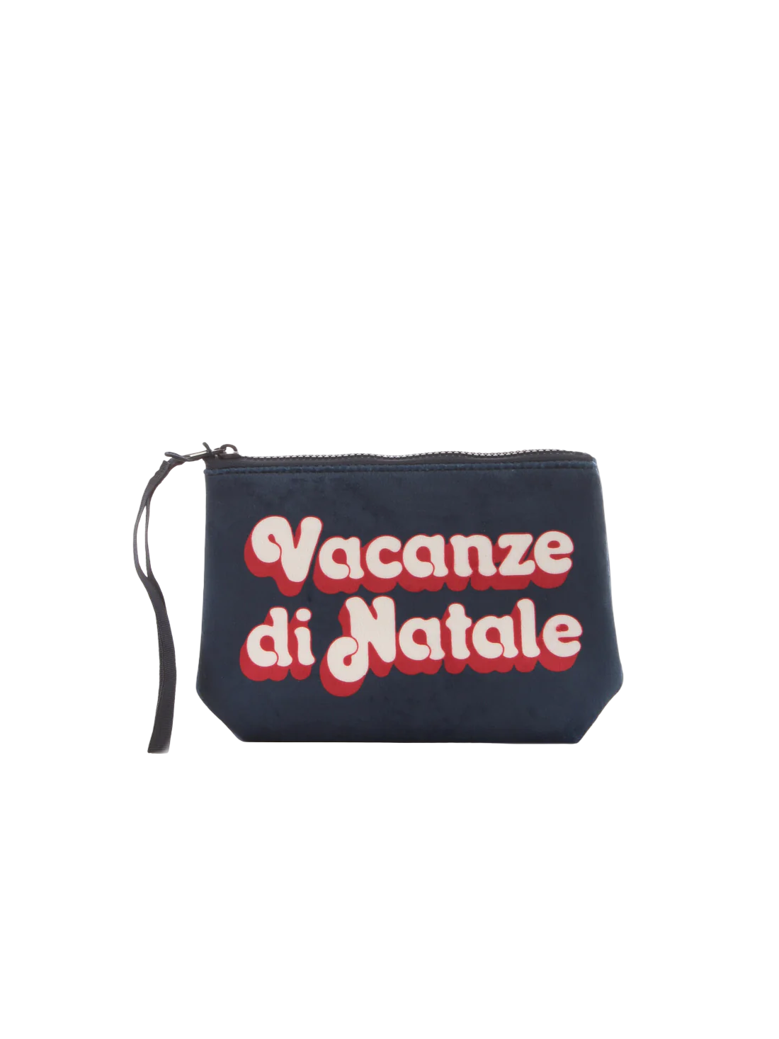 MC2 SAINT BARTH - Pochette in Lana Aline Vacanze Di Natale Logo Blu