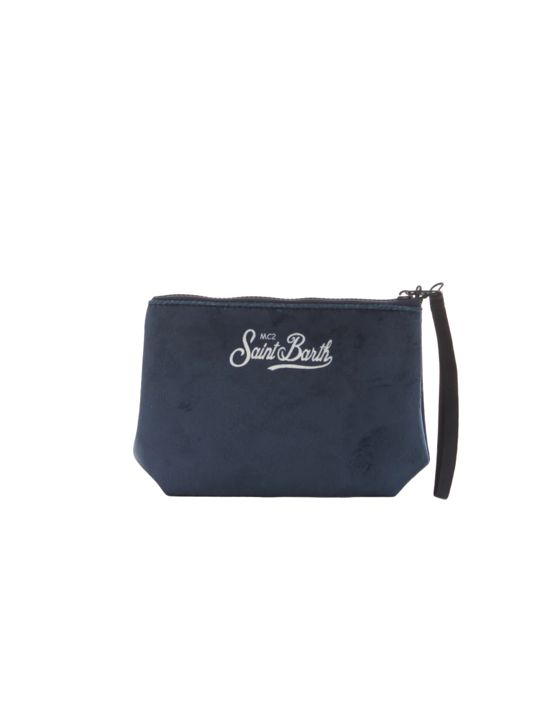 MC2 SAINT BARTH - Pochette in Lana Aline Vacanze Di Natale Logo Blu