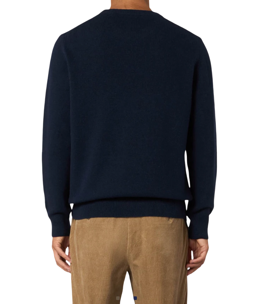 MC2 SAINT BARTH - Maglione Blu Vacanze Di Natale