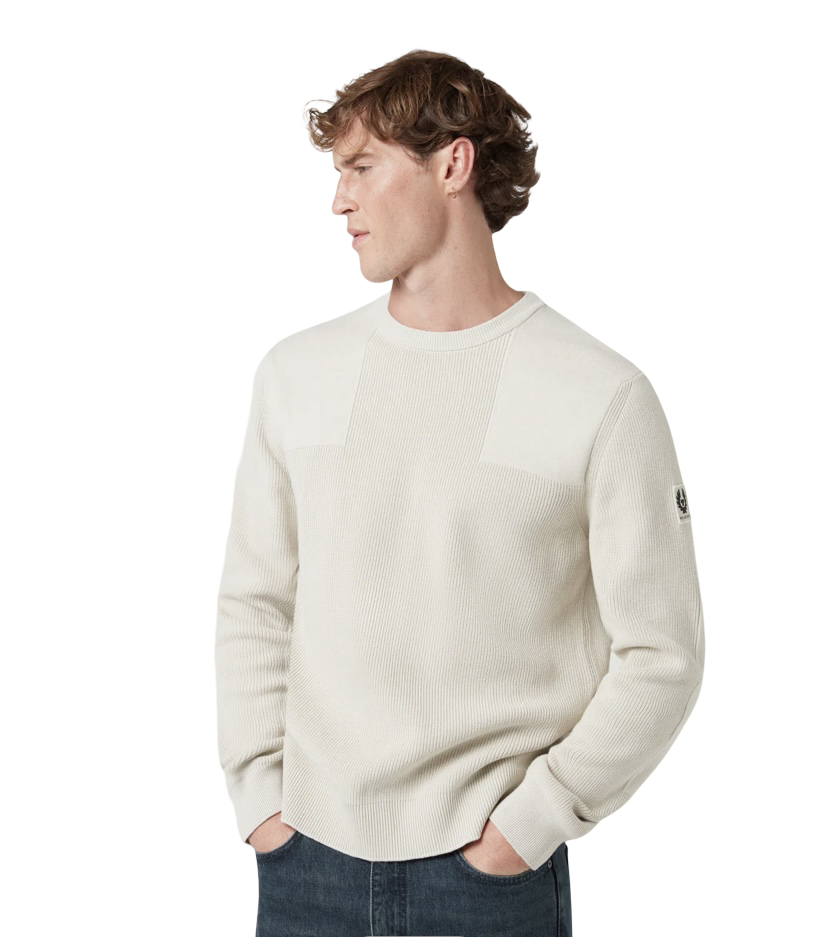 BELSTAFF - Maglione Beige Commander