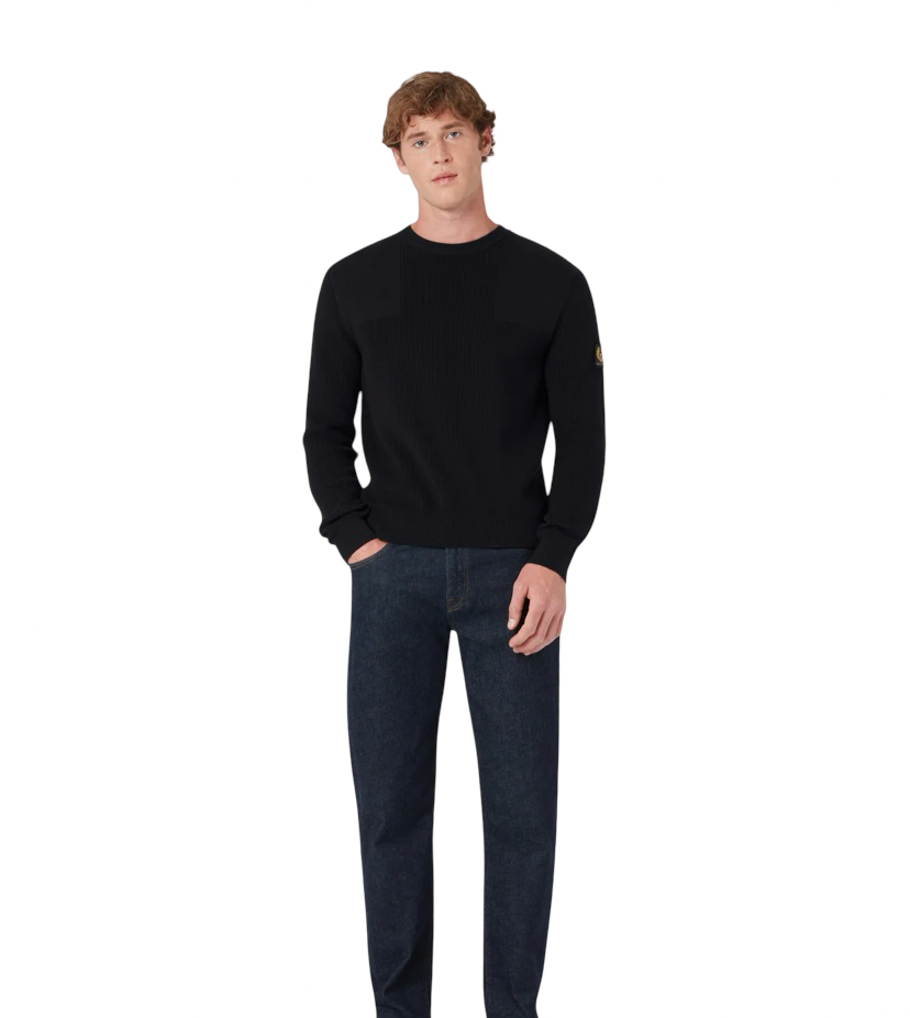 BELSTAFF - Maglione Nero Commander