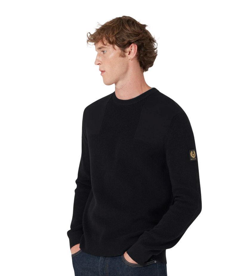 BELSTAFF - Maglione Nero Commander