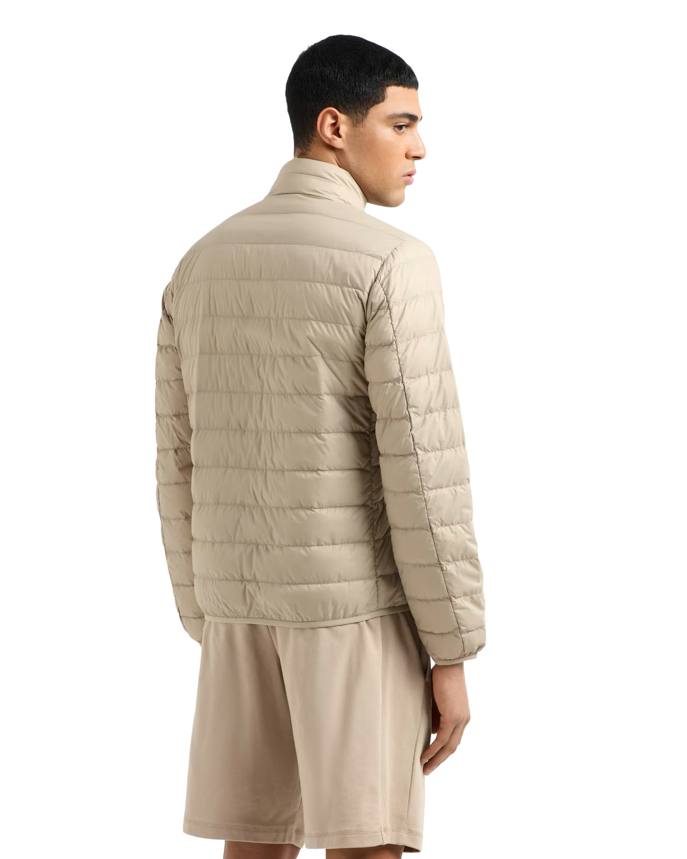 EA7 - Piumino Beige 100 Grammi Packable Core Identity