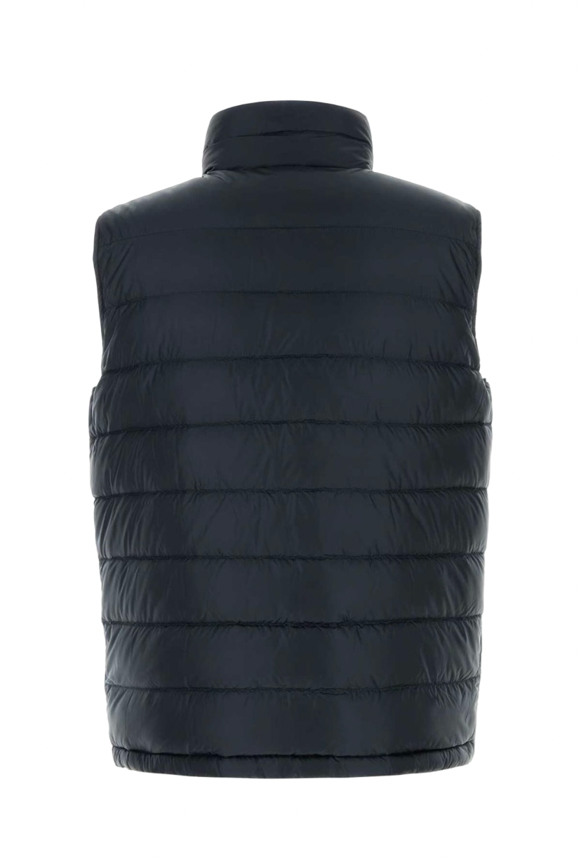 HERNO - Gilet Double Face Blu e Beige