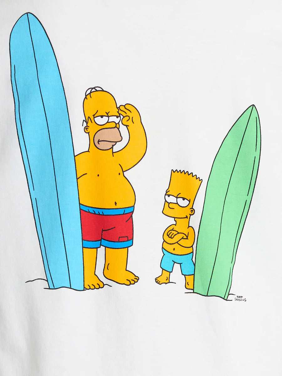 MC2 SAINT BARTH - T-shirt Bianca Simpsons Like Father Like Son