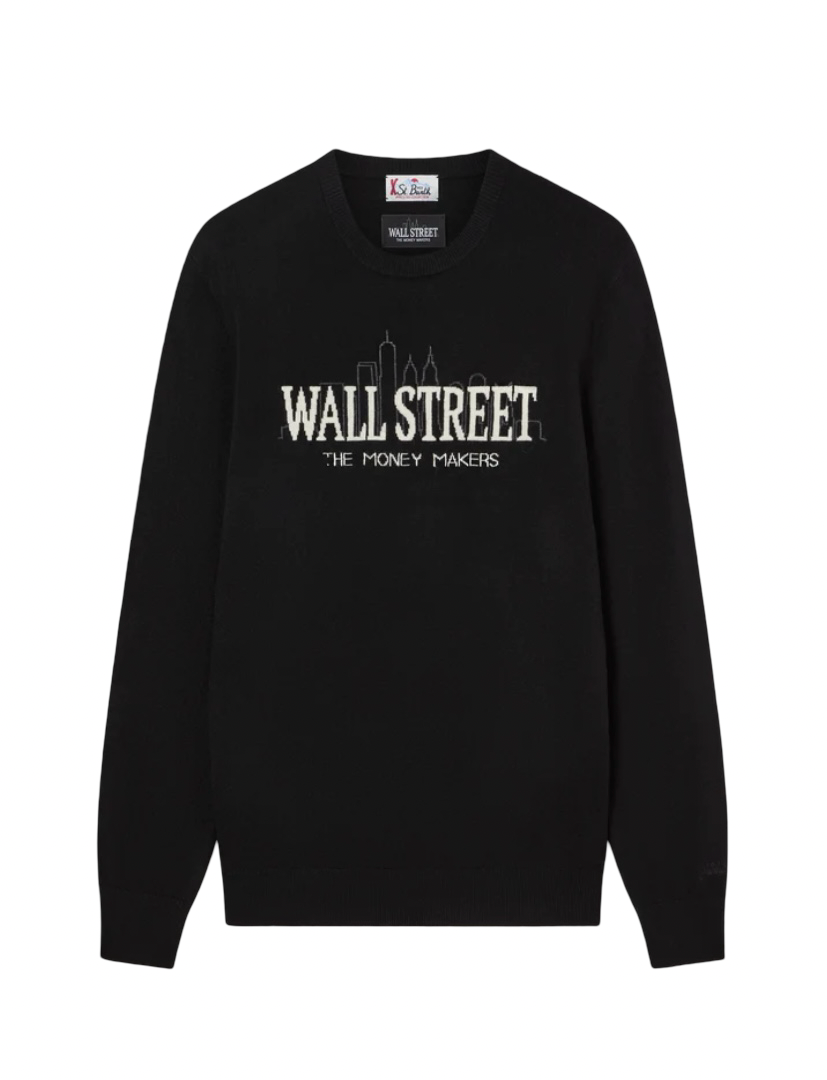 MC2 SAINT BARTH - Maglione Heron Light Nero Wall Street