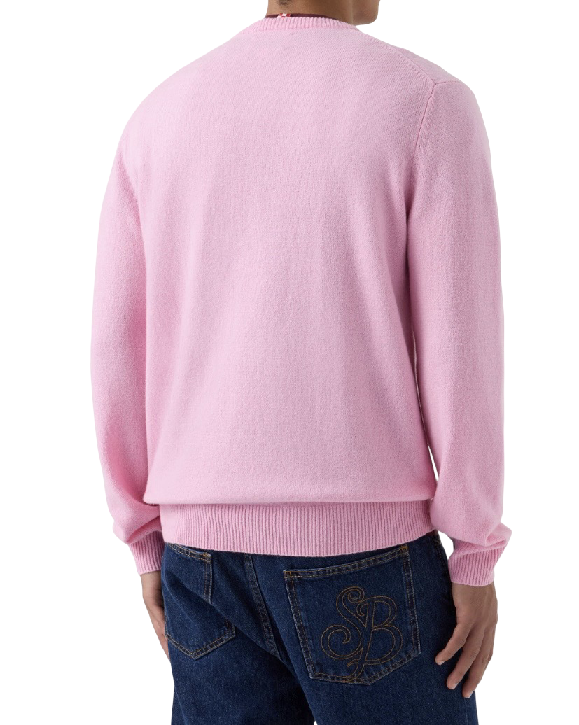 MC2 SAINT BARTH - Maglione Rosa Regent Lambswool