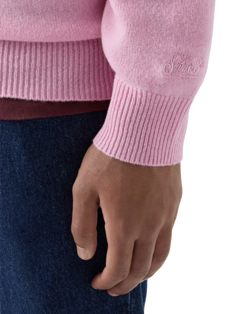 MC2 SAINT BARTH - Maglione Rosa Regent Lambswool