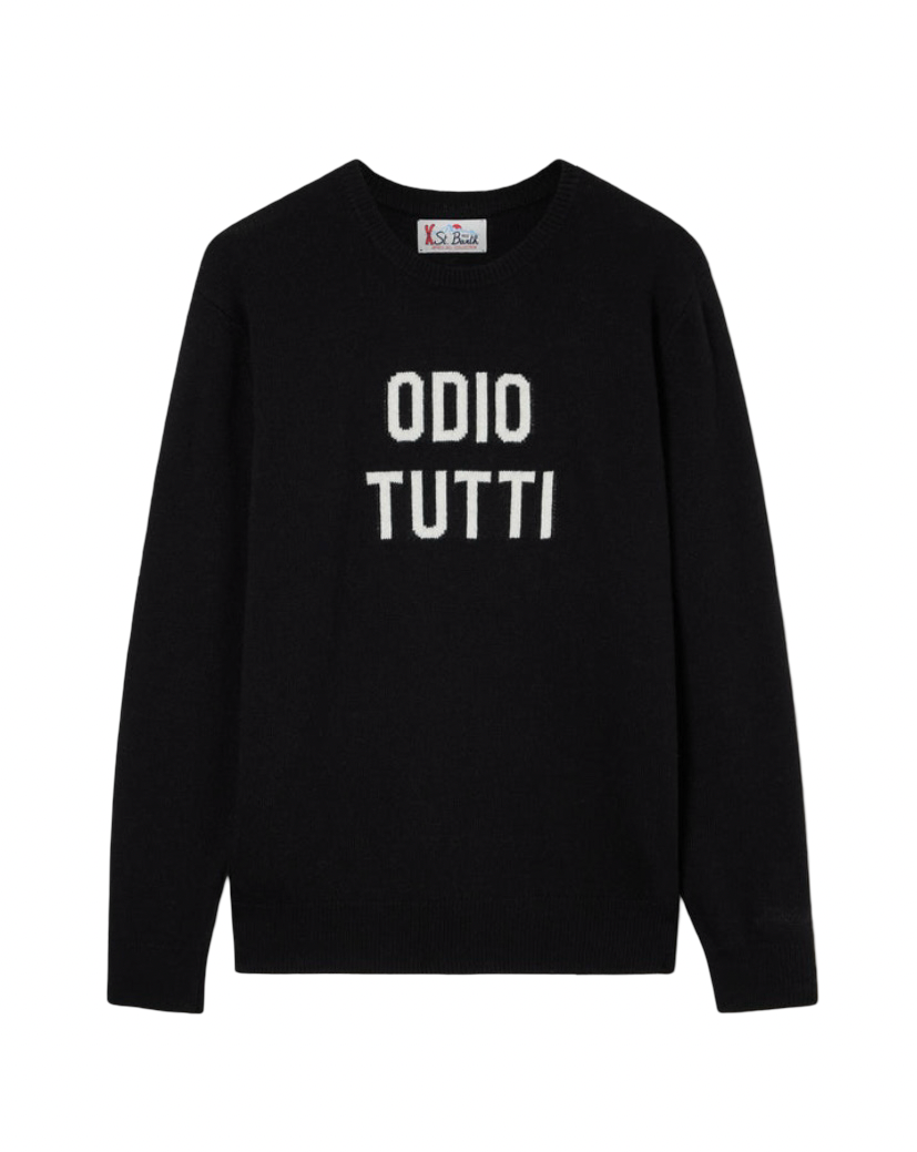 MC2 SAINT BARTH - Maglione Heron Nero Odio Tutti