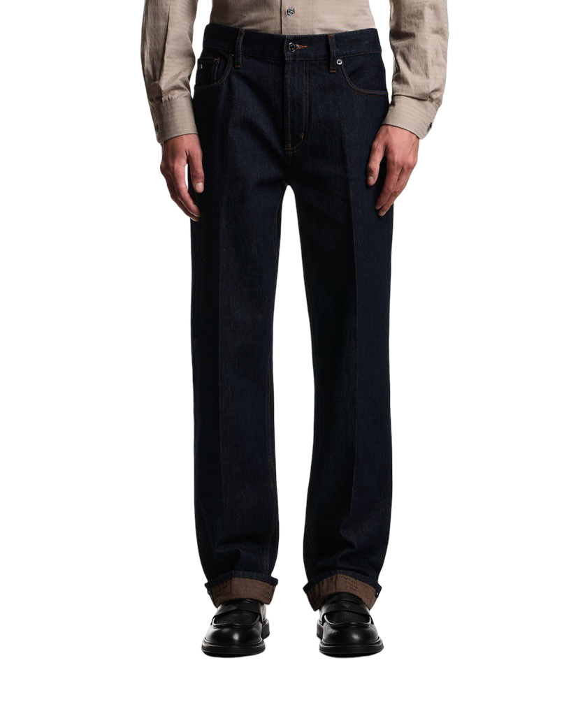 EMPORIO ARMANI - Jeans J76 Straight Fit Comfort Stretch Rinse