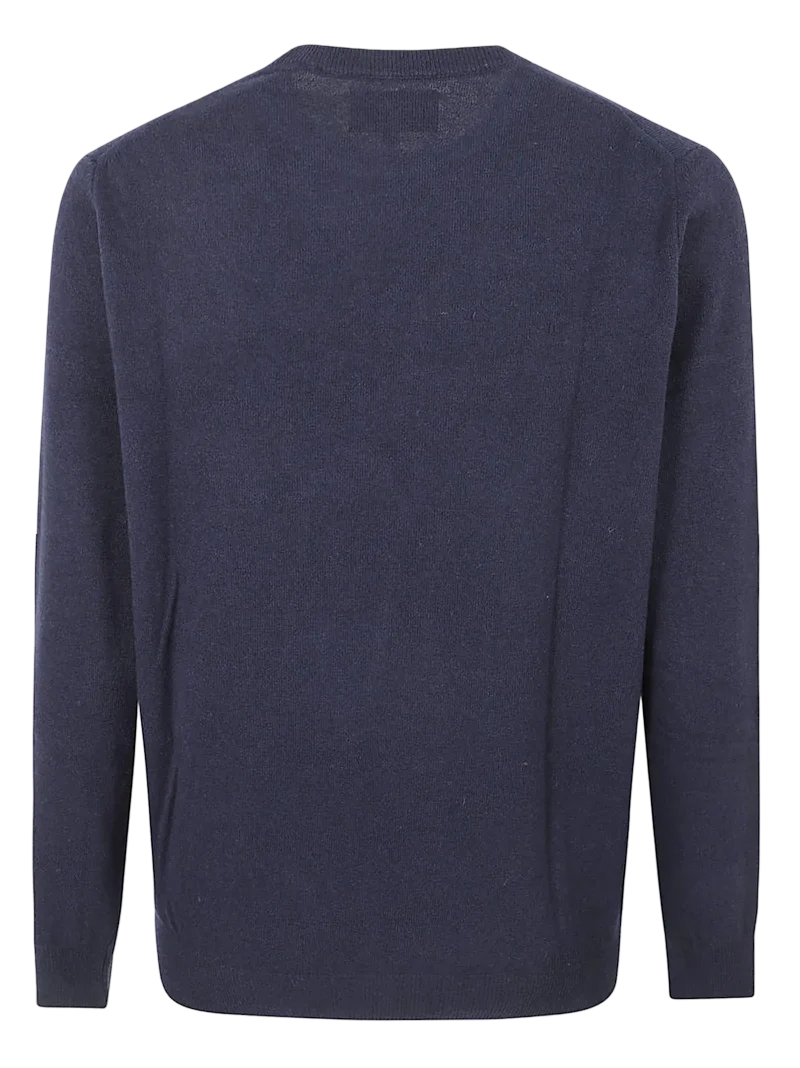 MC2 SAINT BARTH - Maglione Heron Light Embry Blu con ricamo Voglio Solo Tequila
