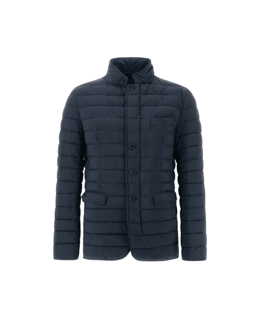 HERNO - Piumino 100 Grammi Giacco Blu Baltico