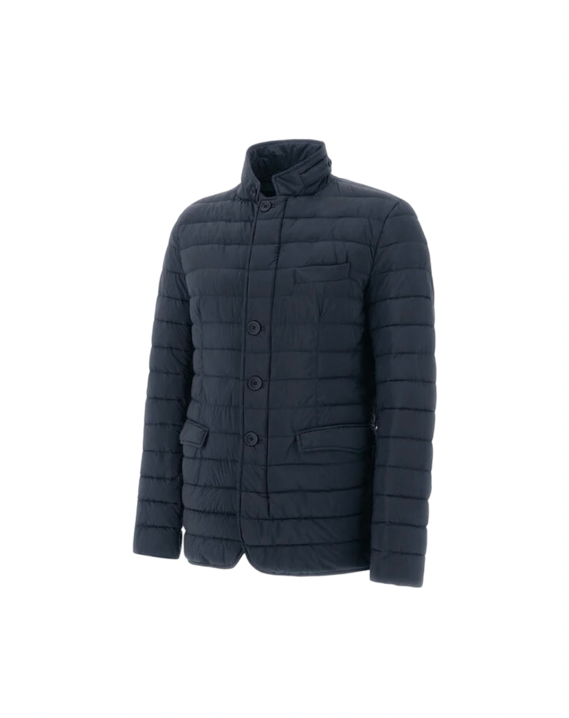 HERNO - Piumino 100 Grammi Giacco Blu Baltico