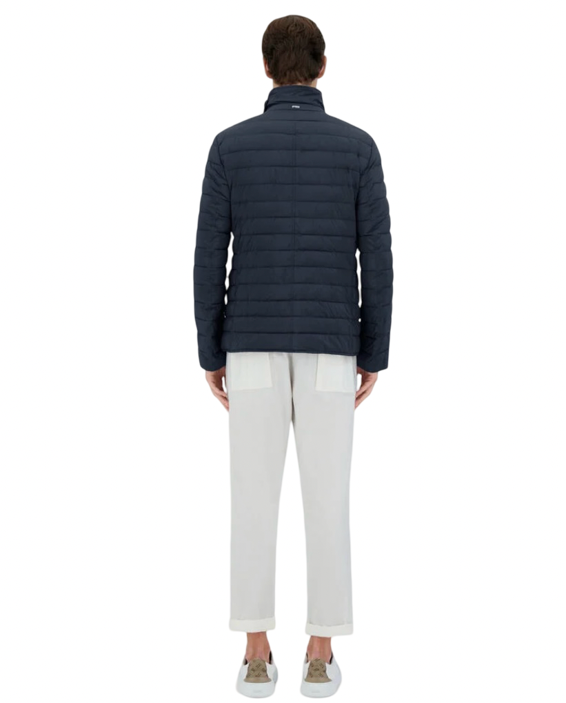 HERNO - Piumino 100 Grammi Giacco Blu Baltico