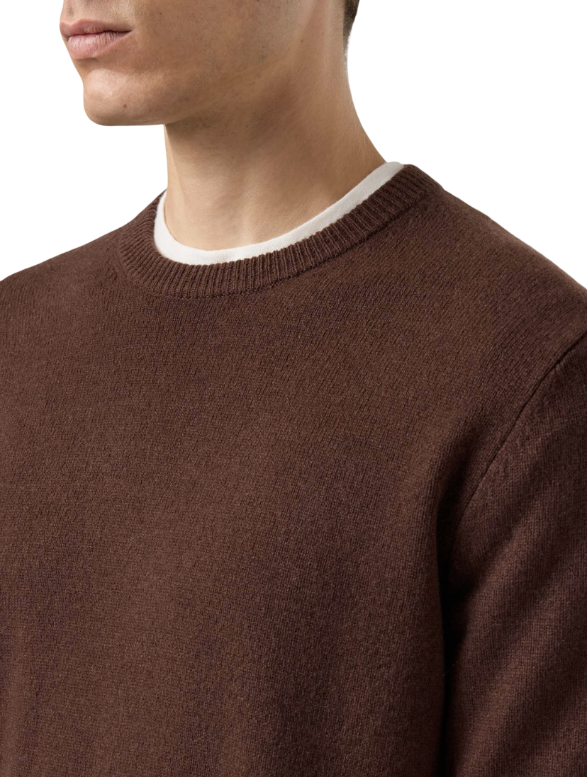 MC2 SAINT BARTH - Maglione Marrone Lambswool