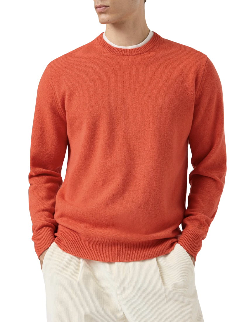 MC2 SAINT BARTH - Maglione Arancione Lambswool