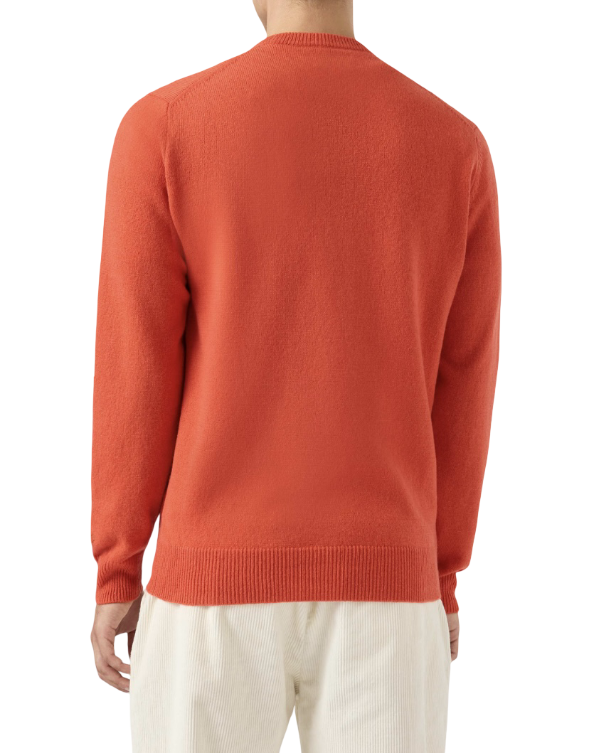 MC2 SAINT BARTH - Maglione Arancione Lambswool