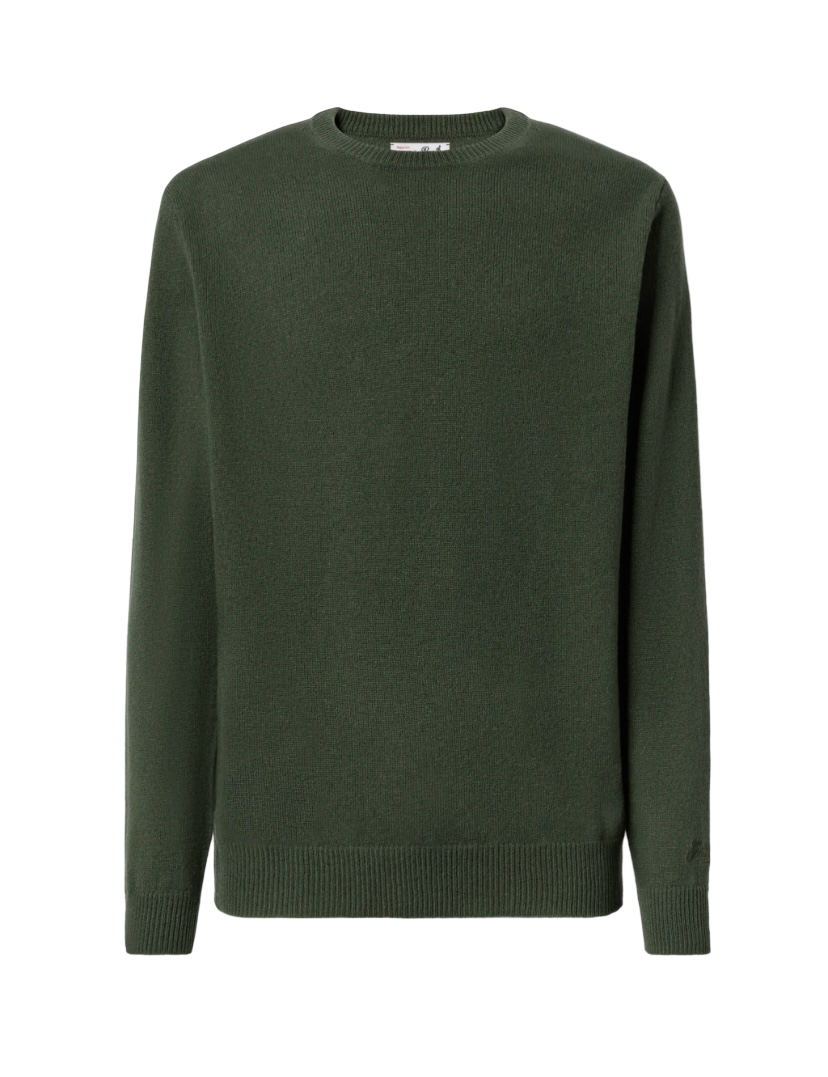 MC2 SAINT BARTH - Maglione Verde Militare Lambswool