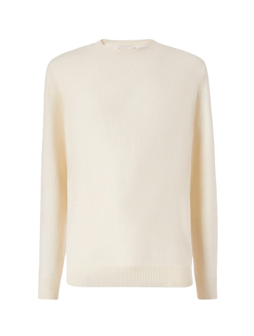 MC2 SAINT BARTH - Maglione Bianco Lambswool